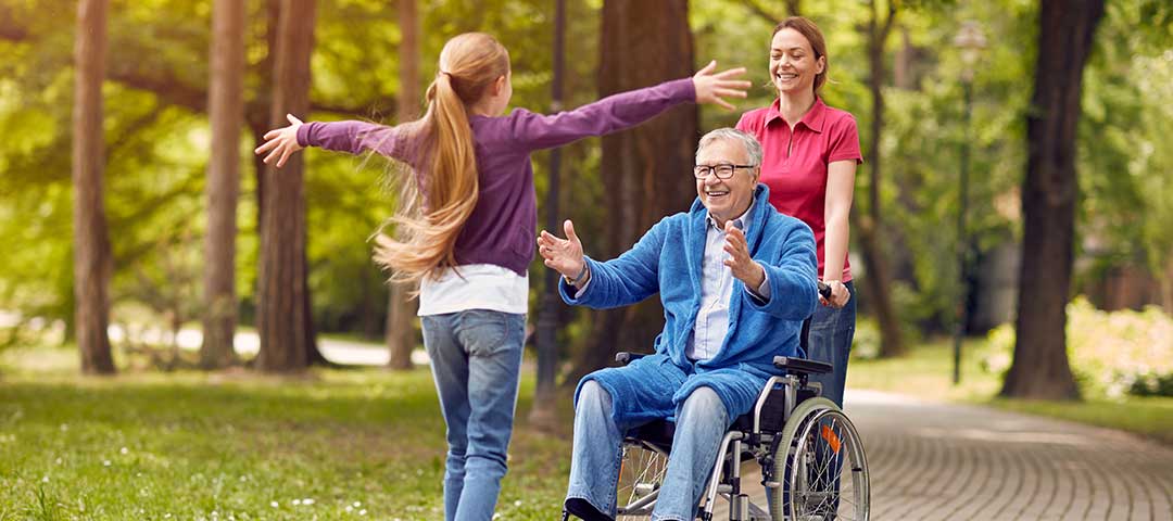 Long Term Care Insurance - Woman in wheel chair