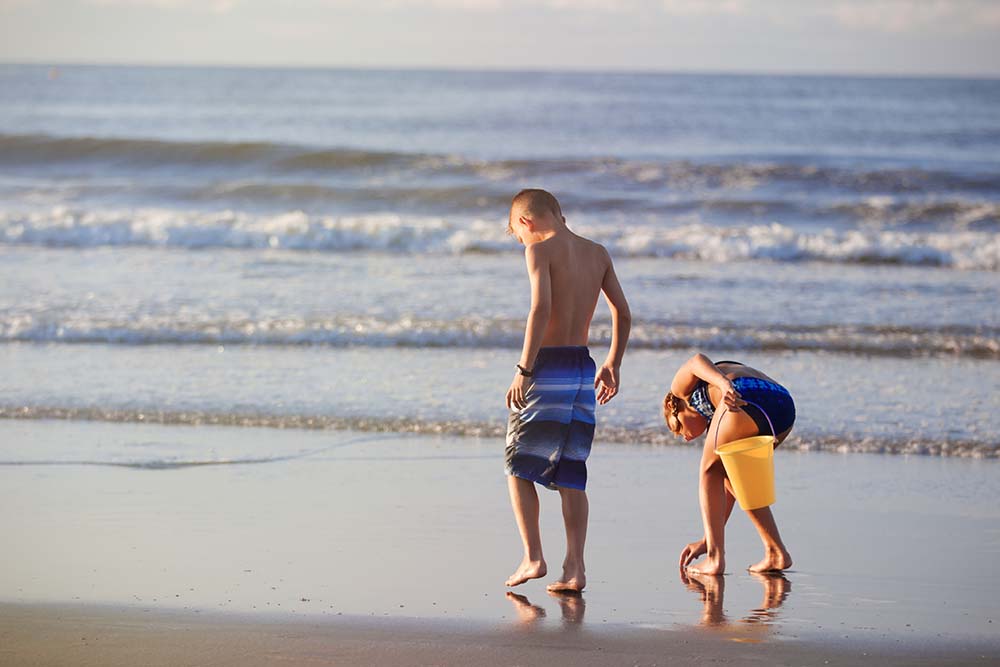 Children on beach