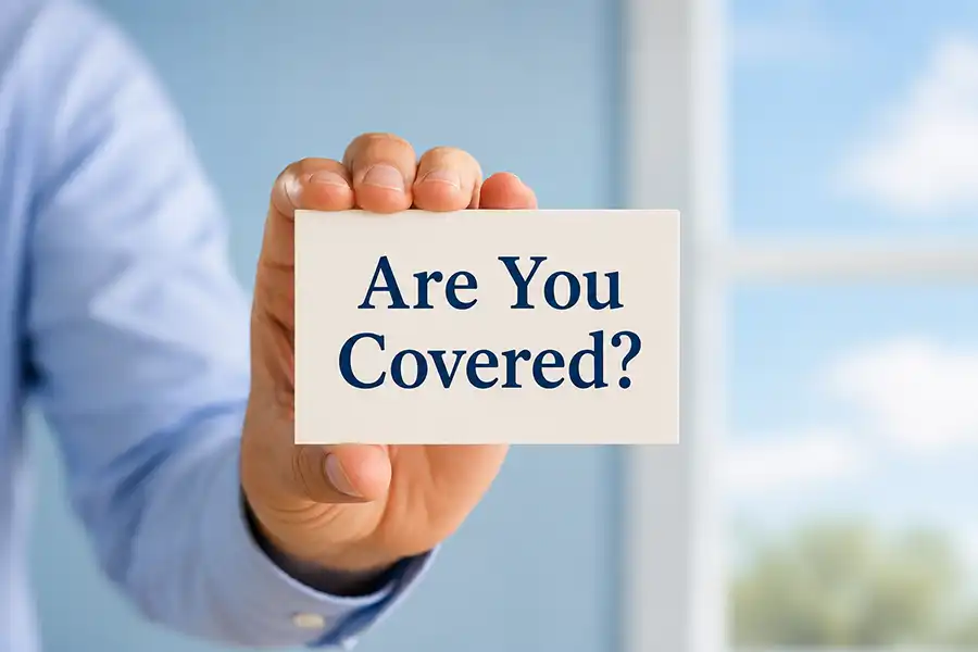 Are you covered sign